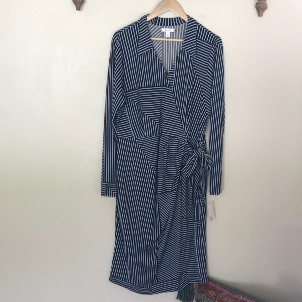 NEW Nine West Midi Wrap Dress. XXL